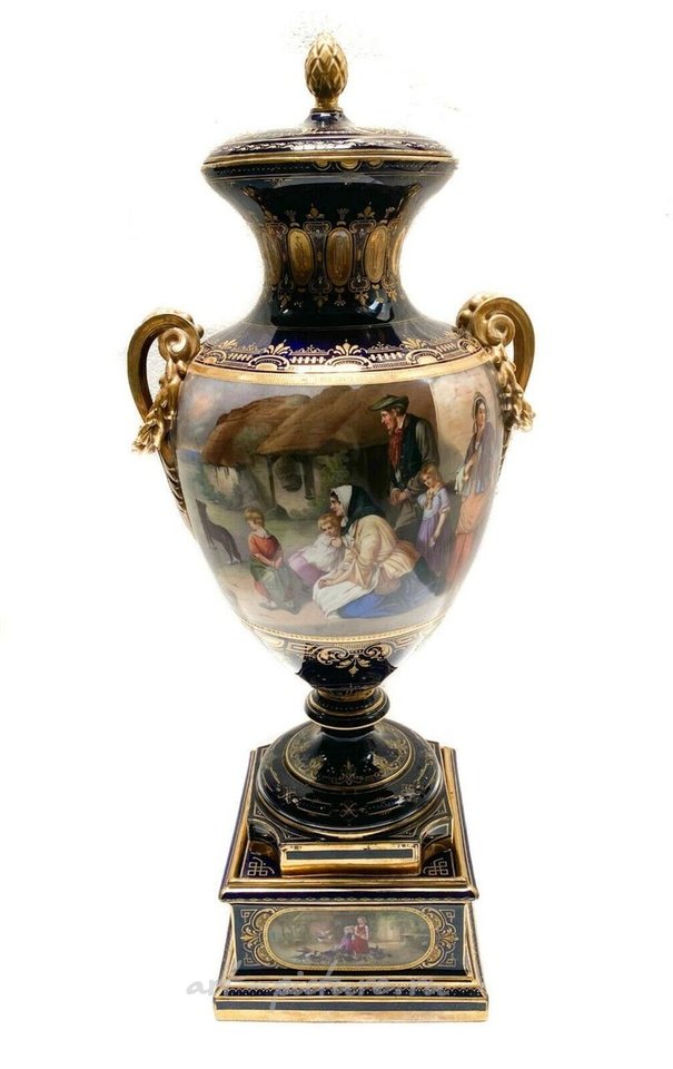 维也纳皇家瓷器 , 皇家维也纳奥地利手绘瓷瓮