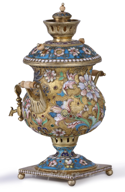 Серебряная миниатюра Самовар. Василий Коноваленко