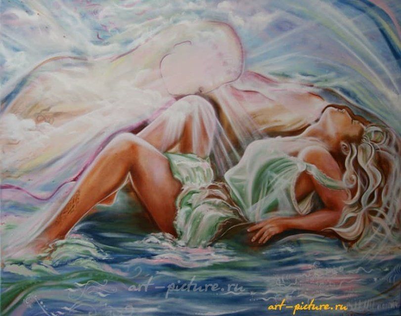 Весна холст, акрил, масло