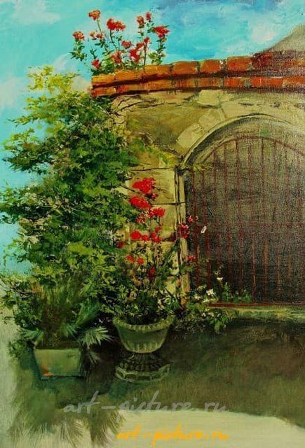 Порт в винный погреб акрил,холст