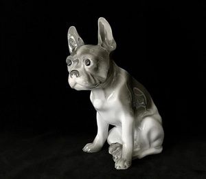 Cтатуэтка "Французский бульдог" Hutschenreuther Германия 1925-1929 год