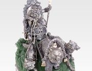 Cеребряная композиция, статуэтка Алексея Баранова "Леший"