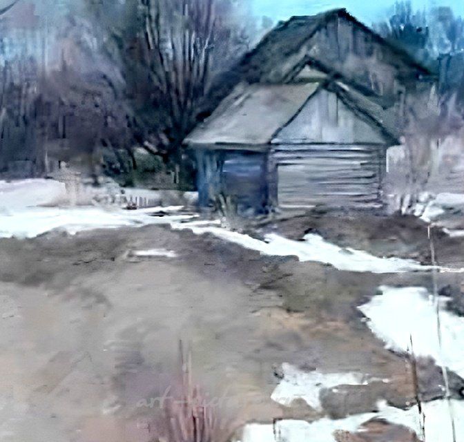 Весна пришла. Холст, масло. 41 х 57 см.