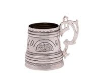 Серебряный крещенский кубок викторианской эпохи, изготовленный Уильямом Эвансом.