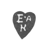 1777年至1778年,莫斯科未知大师的克莱莫 - 首字母“E-A K” - 1777年至1778年.