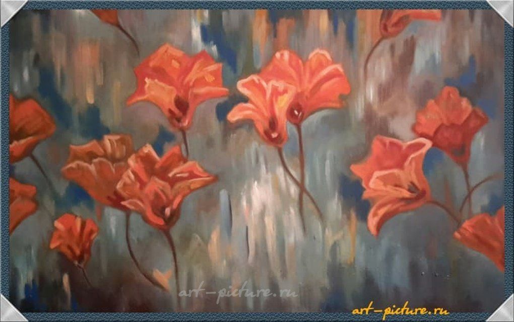 Маки Мало, холст 