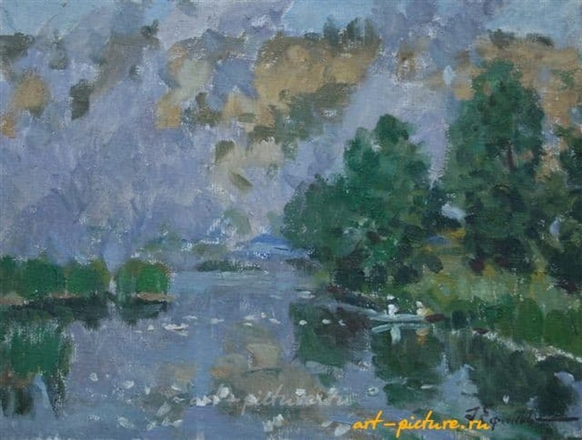 Утро. Холст, масло. 28 х 37 см