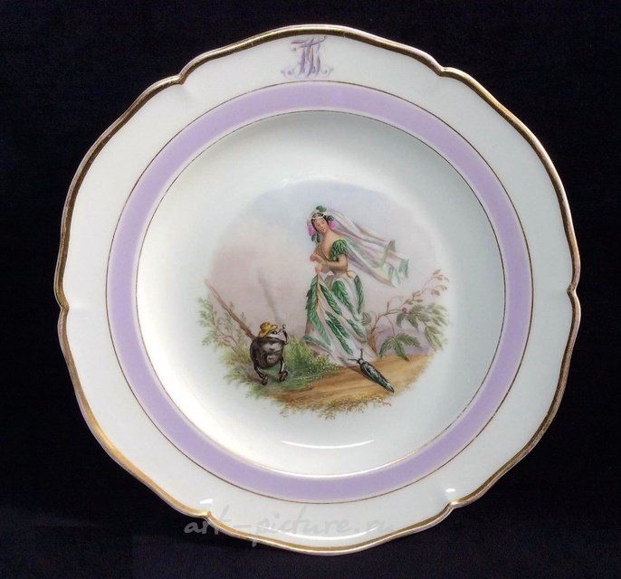 Художественная тарелка KPM