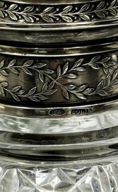 ШТОФ. ХРУСТАЛЬ, СЕРЕБРО BOLIN