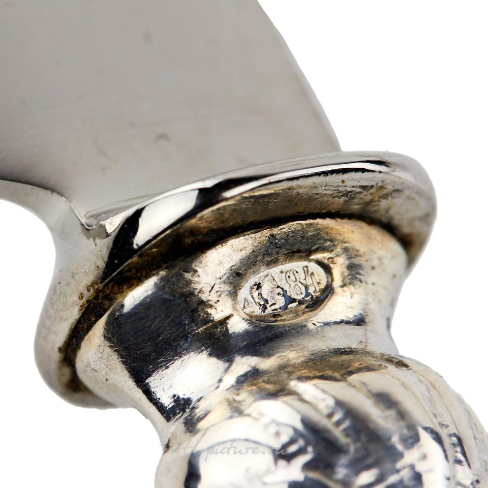 Русское серебро , Набор столового серебра на 6 персон от Ивана Хлебникова.