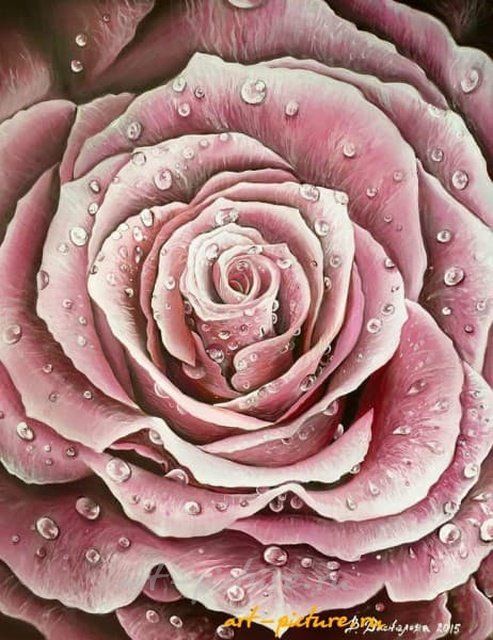 "Роза" акриль,MDF 