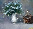 Статуэтка Натюрморт с птичкой