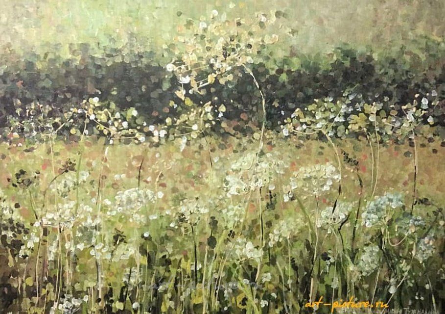 Мои просторы Холст, акрил 