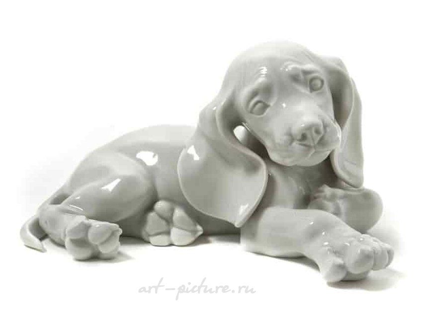 Редкая статуэтка из фарфора "Такса", Allach (Аллах)