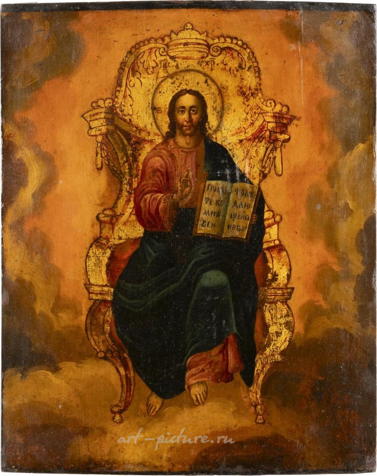 Русское серебро , Икона "Христос Пантократор"