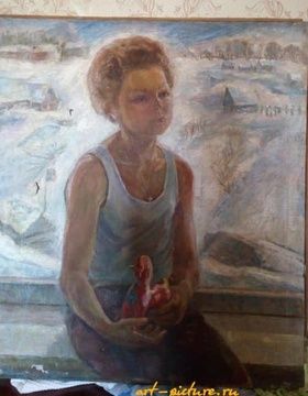 купить Портрет ребенка Холст,масло 