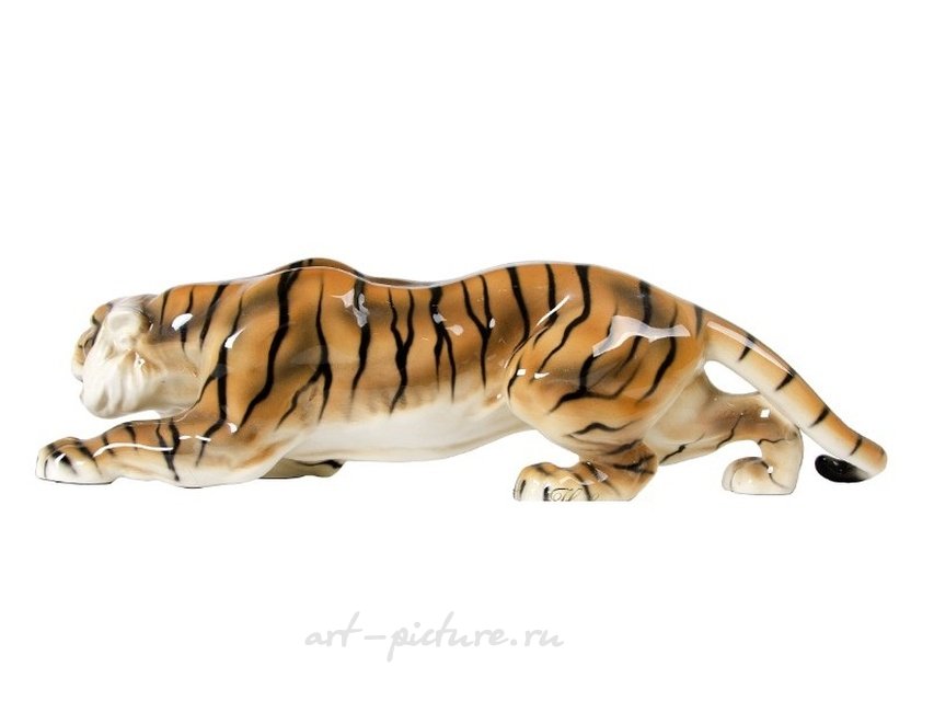 克劳迪克虎牌小雕像 Goldscheider 1935 年。