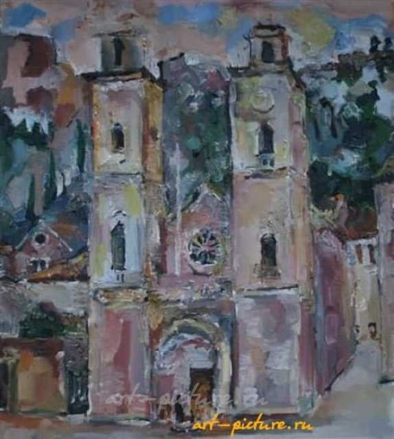 科托尔。画布，油画。80 x 70 厘米