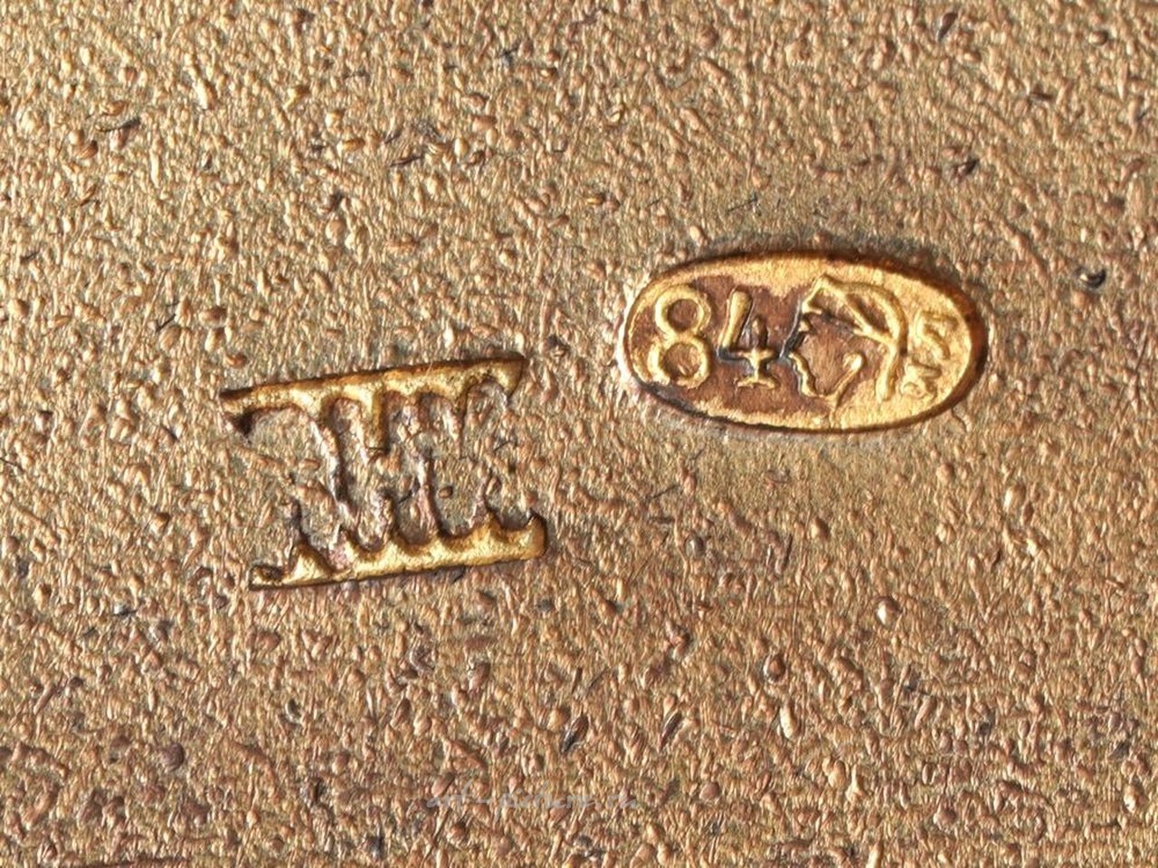 Русское серебро , Императорский русский серебряный эмалевый сигаретный футляр