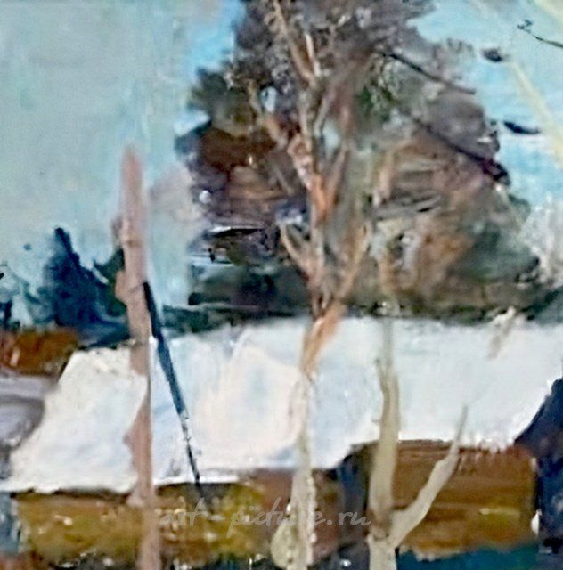 Зима. Холст, масло. 49 х 70 см