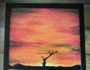 "Мир отбрасывающий тень" Масло,холст