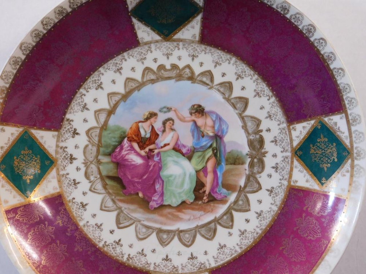 维也纳皇家瓷器 , 2个维也纳皇家肖像盘