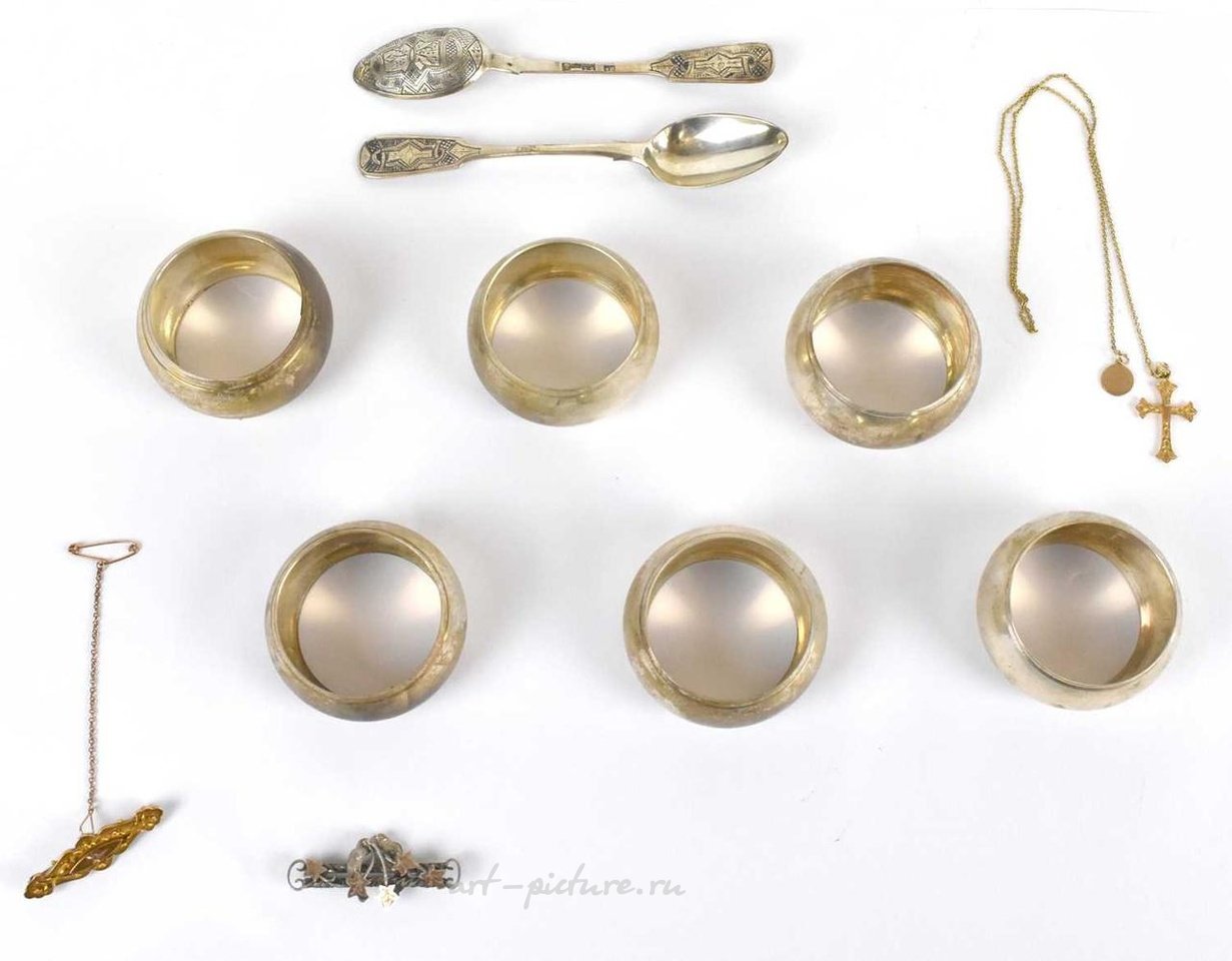 Русское серебро , Серебряный и золотой набор