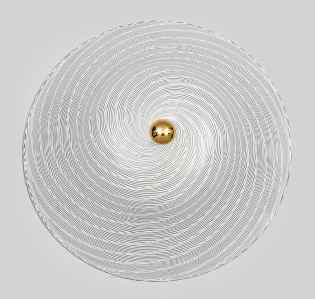 Потолочный светильник из муранского стекла от Venini.