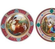 Фарфоровые рельефные плакеты с мифологическими сценами из наследия Ли Филиппа Белла