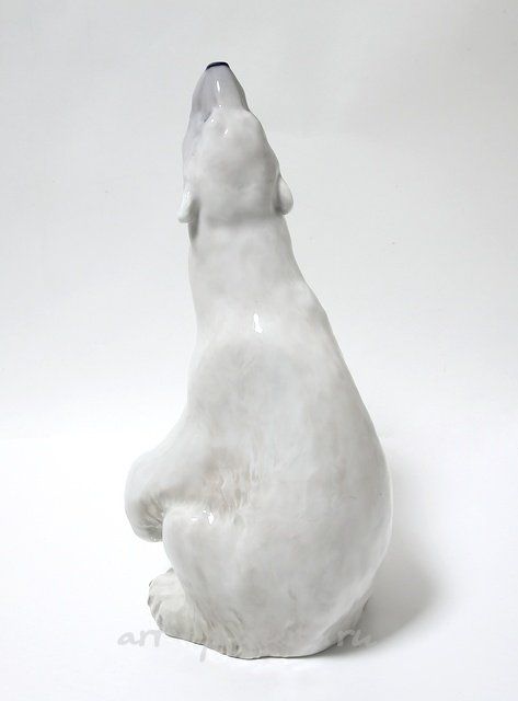 白色北极熊。丹麦，哥本哈根，皇家哥本哈根，1898-1923年。