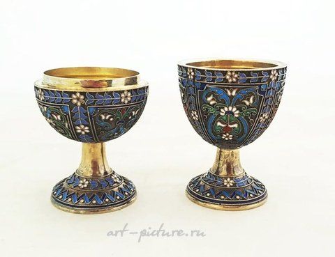 Русское серебро, Русское серебряное эмалевое яйцо.