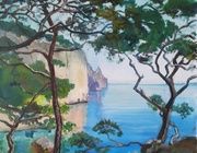 Крымский берег масло холст 