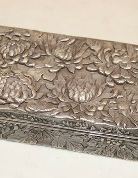 купить Китайская серебряная коробка (шкатулка)