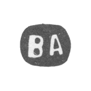 Клеймо мастера Агафонов Василий Семенов - Москва - инициалы "ВА" - 1895-1917 гг.