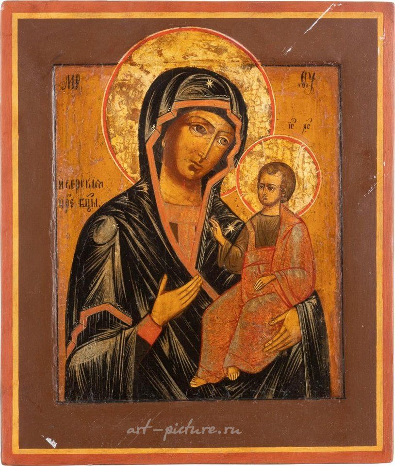 Русское серебро , Икона с Иверской Божьей Матерью