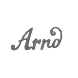 Клеймо мастера Арнд Иоганн Хеллвинг - Ленинград - инициалы "Arnd"