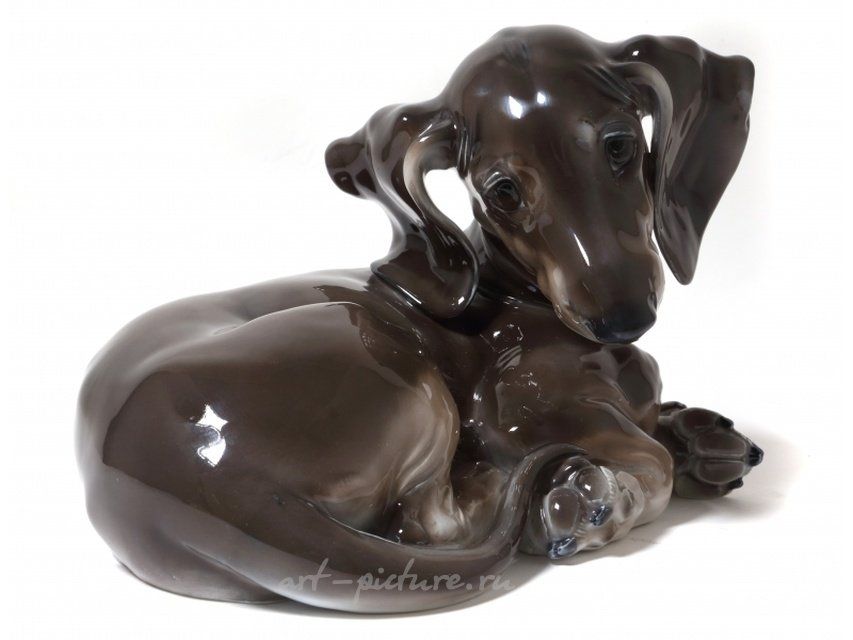 Фарфоровая фигура Розенталь Rosenthal (статуэтка) "Такса"