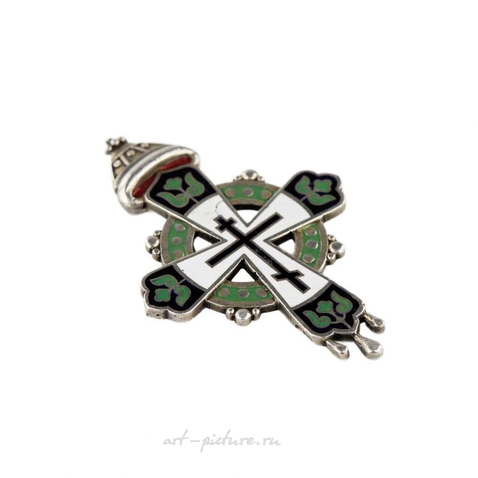 Русское серебро , Крест в память о 300-летии правления династии Романовых