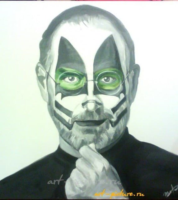 成功的面孔 油画，画布