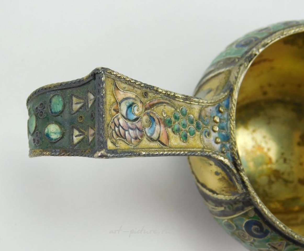 Русское серебро , Антикварный русский серебряный ковш