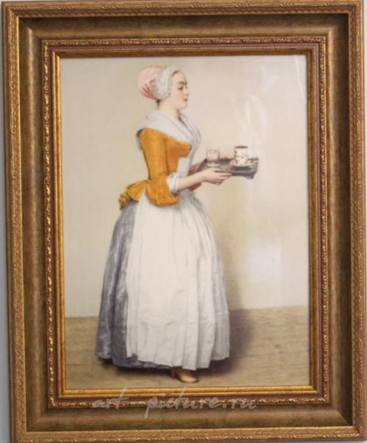 ШОКОЛАДНИЦА ФАРФОРОВЫЙ ПЛАСТ- КАРТИНА WEIMAR Германия