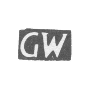 Клеймо мастера Вейс Густав - Таллин - инициалы "GW" - 1791-1818 гг.