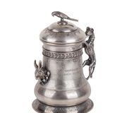 Русский серебряный покрытый золотом кубок в подарок