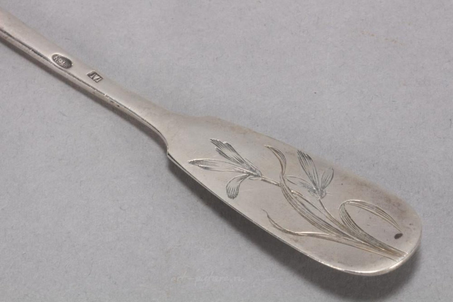 Russian silver , Early 20th Century Russian Niello Silver Belt