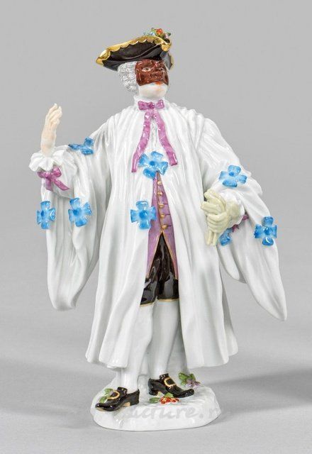 Адвокат из итальянской комедии: фарфоровая фигурка Мейсена