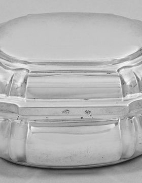 купить Редкая барокко сахарница из серебра, выполненная Георгом Шмидтом