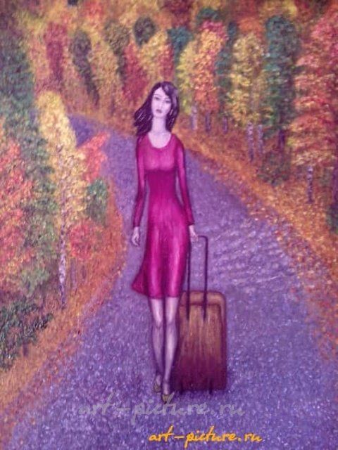 Дорога холст,масло 