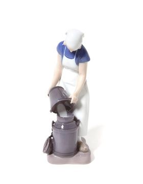 buy "Girl pouring milk. Denmark, Copenhagen, Bing & Grondahl."