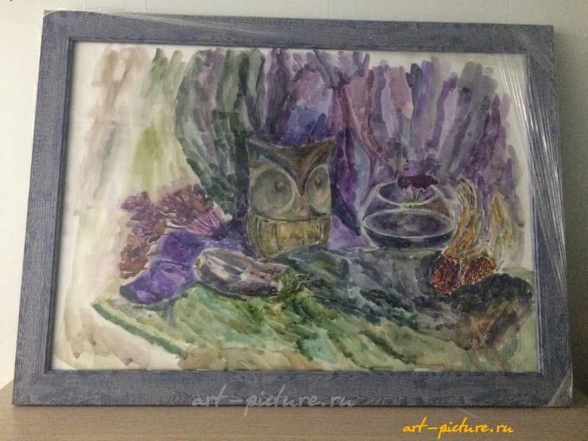 Натюрморт акварель 