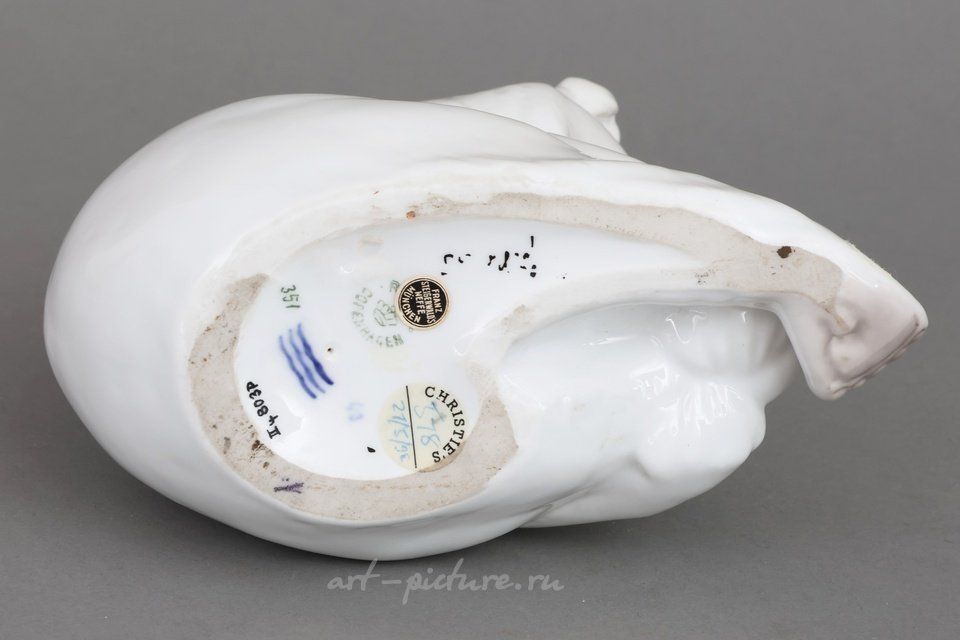 Фарфоровая фигура "Полярный медведь". Royal Copenhagen